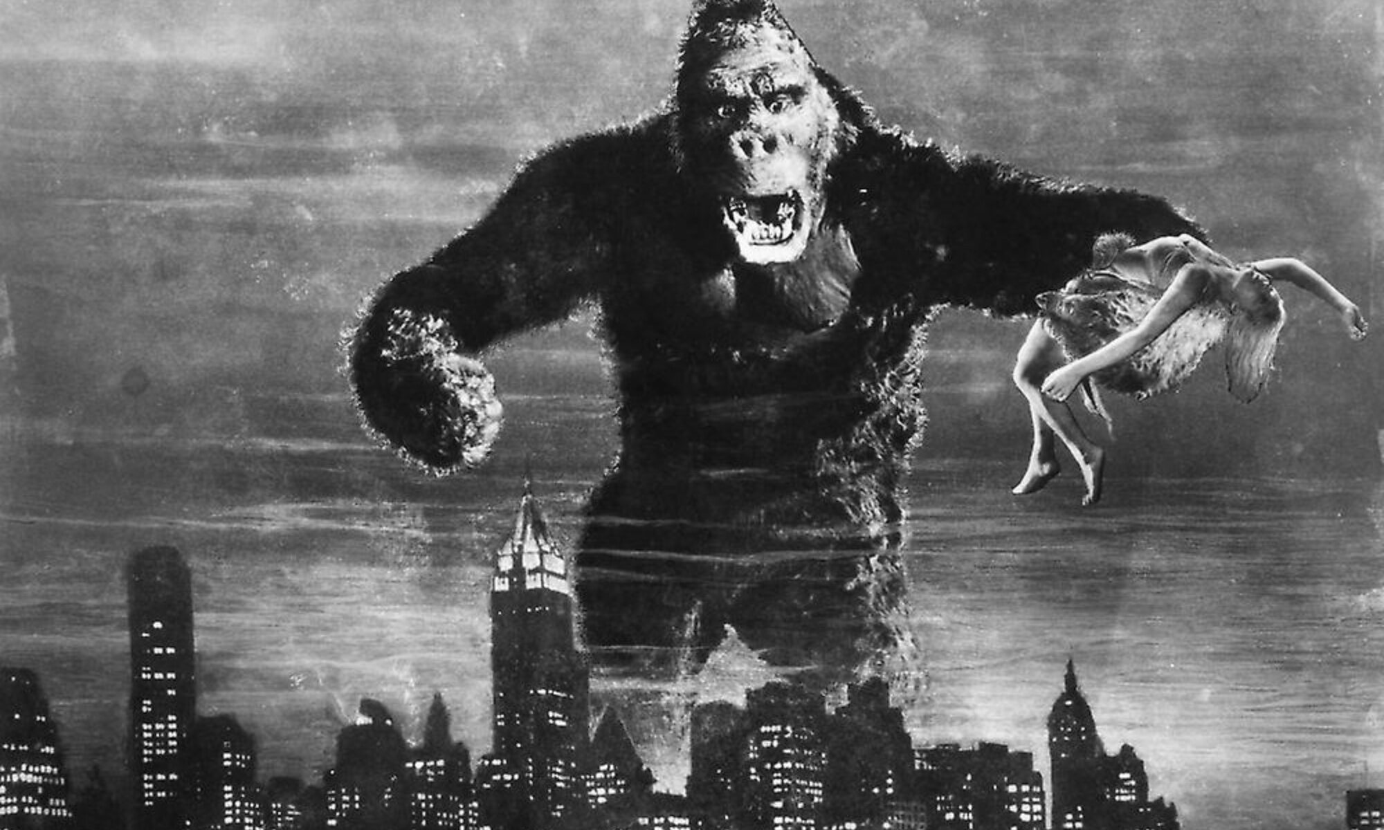 Fotograma de "King Kong" (1933), escrita por Merian C. Cooper