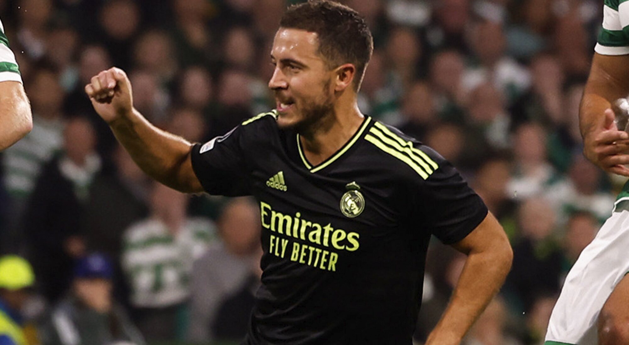 Eden Hazard en el Celtic-Real Madrid