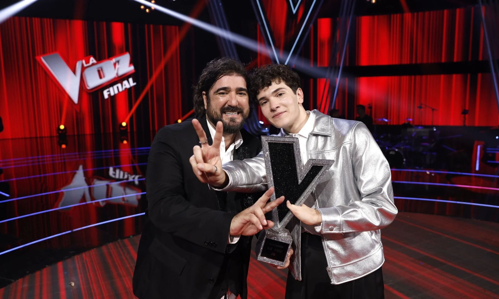 Antonio Orozco y Javier Crespo en la final de 'La Voz 2022'