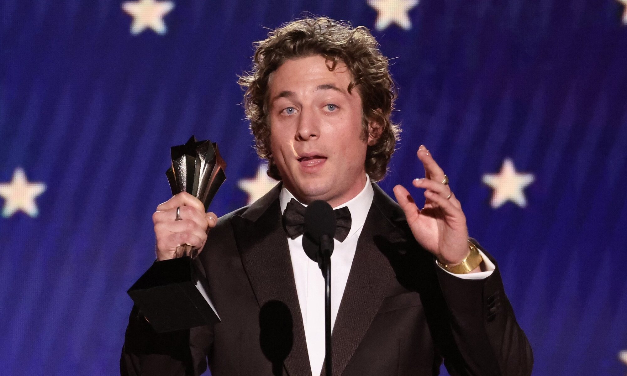 Jeremy Allen White ('The Bear'), en los Critics Choice Awards 2023