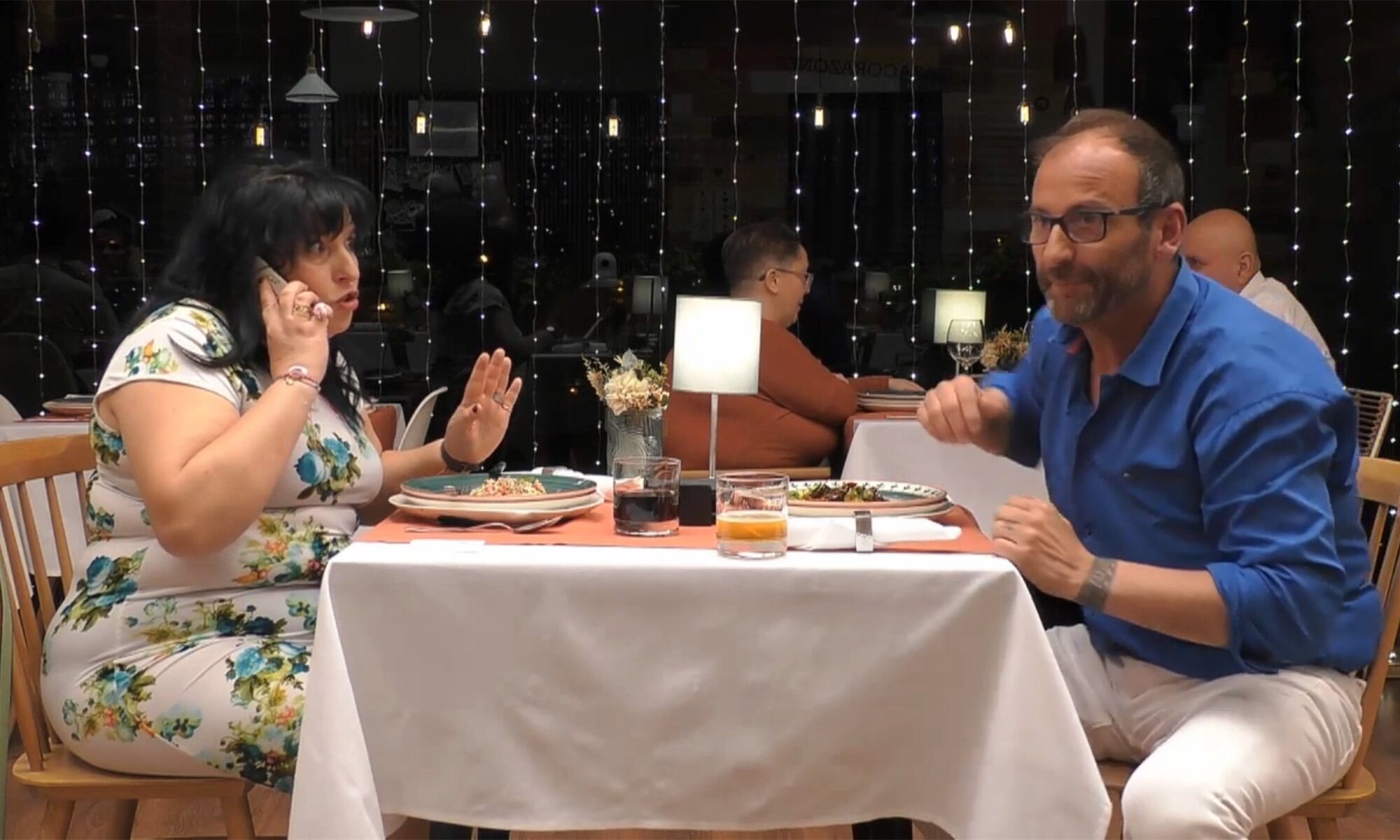 Carolina y Julio, en 'First Dates'