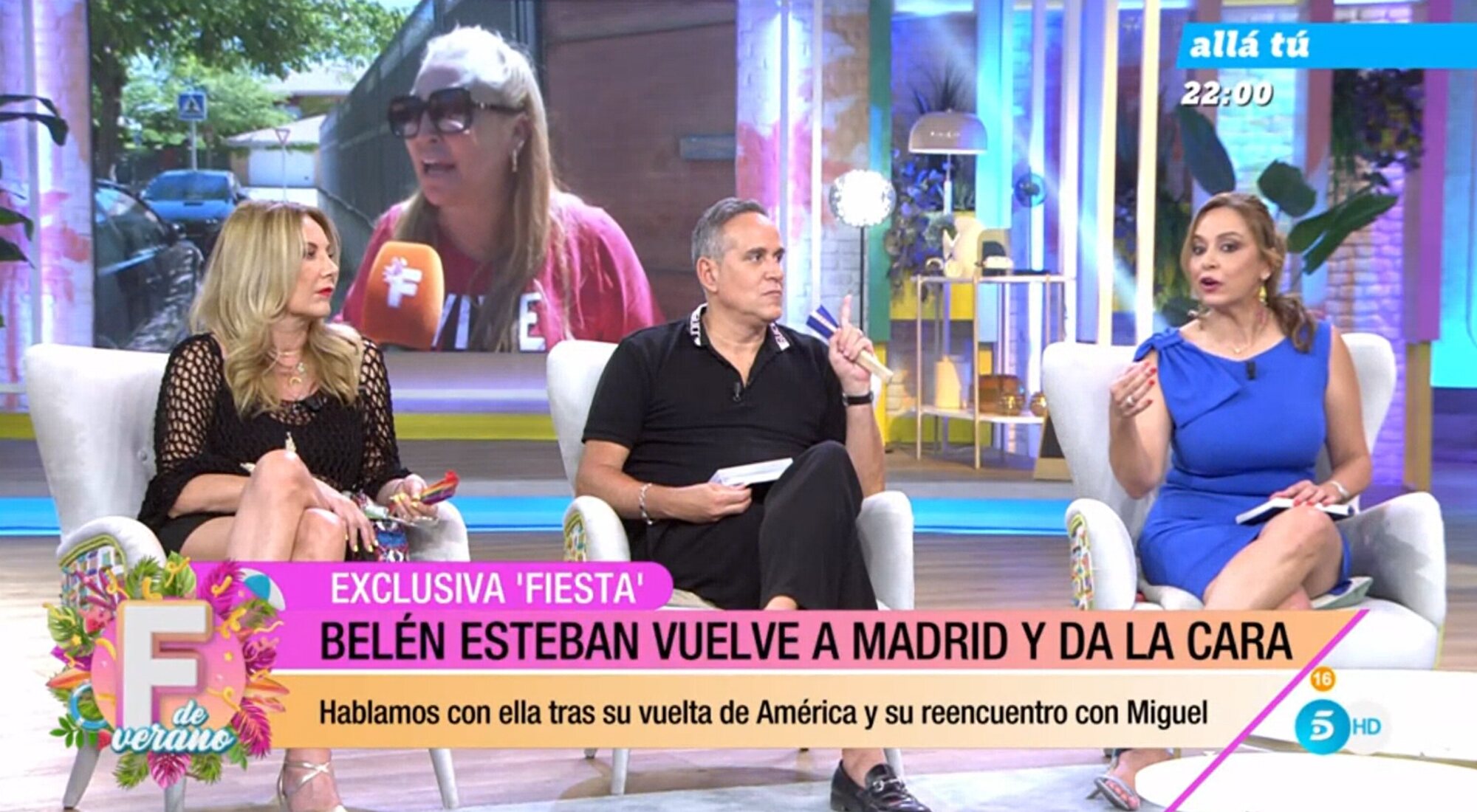 Aurelio Manzano y Mónika Vergara responden a las declaraciones de Belén Esteban en 'Fiesta'
