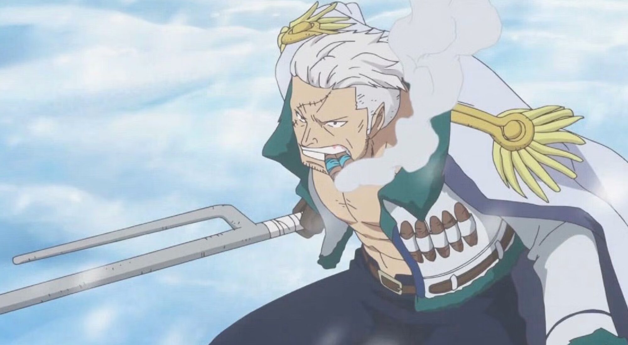 Smoker en el anime de 'One Piece'