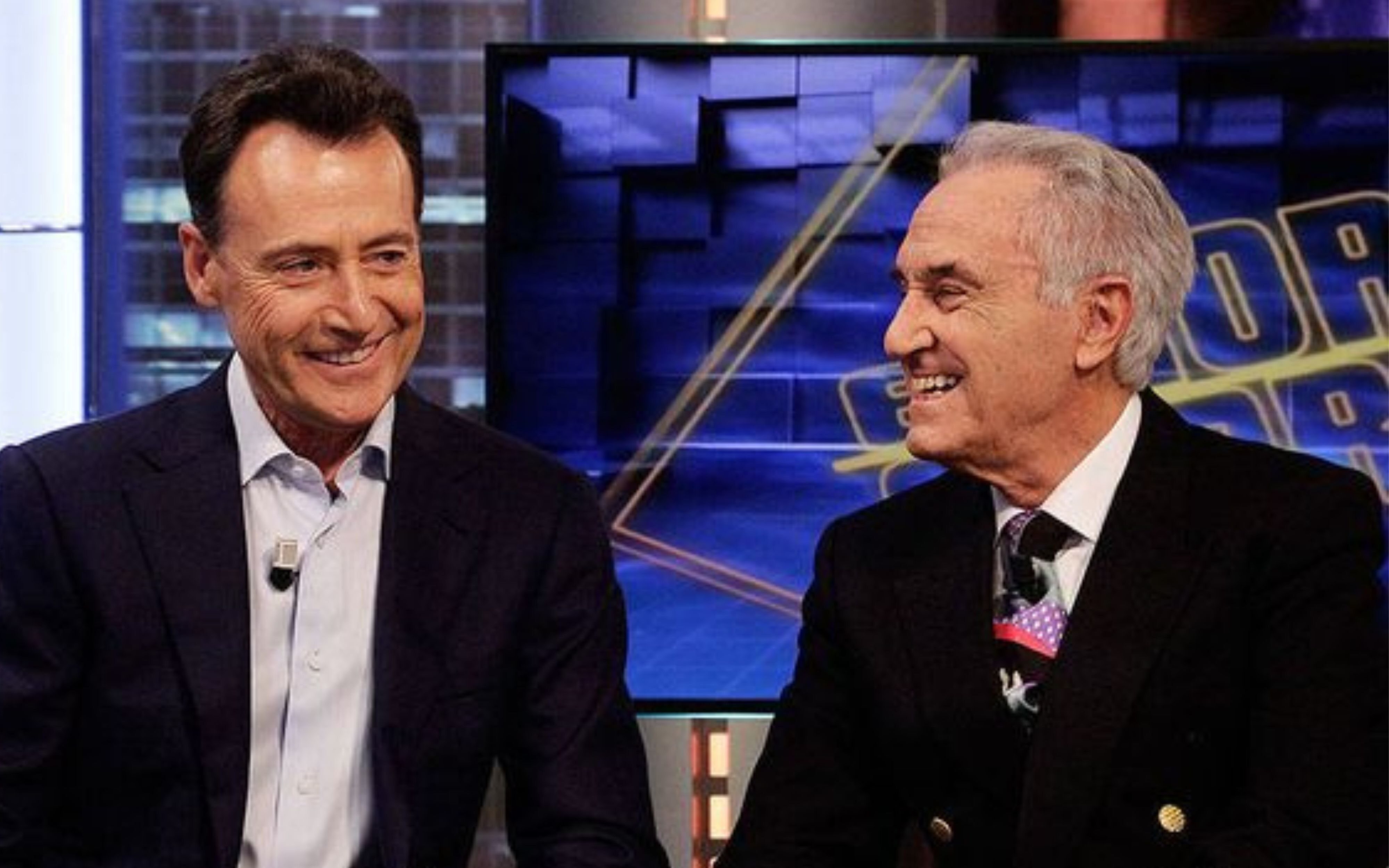 José María Carrascal junto a Matías Prats en 'El hormiguero'