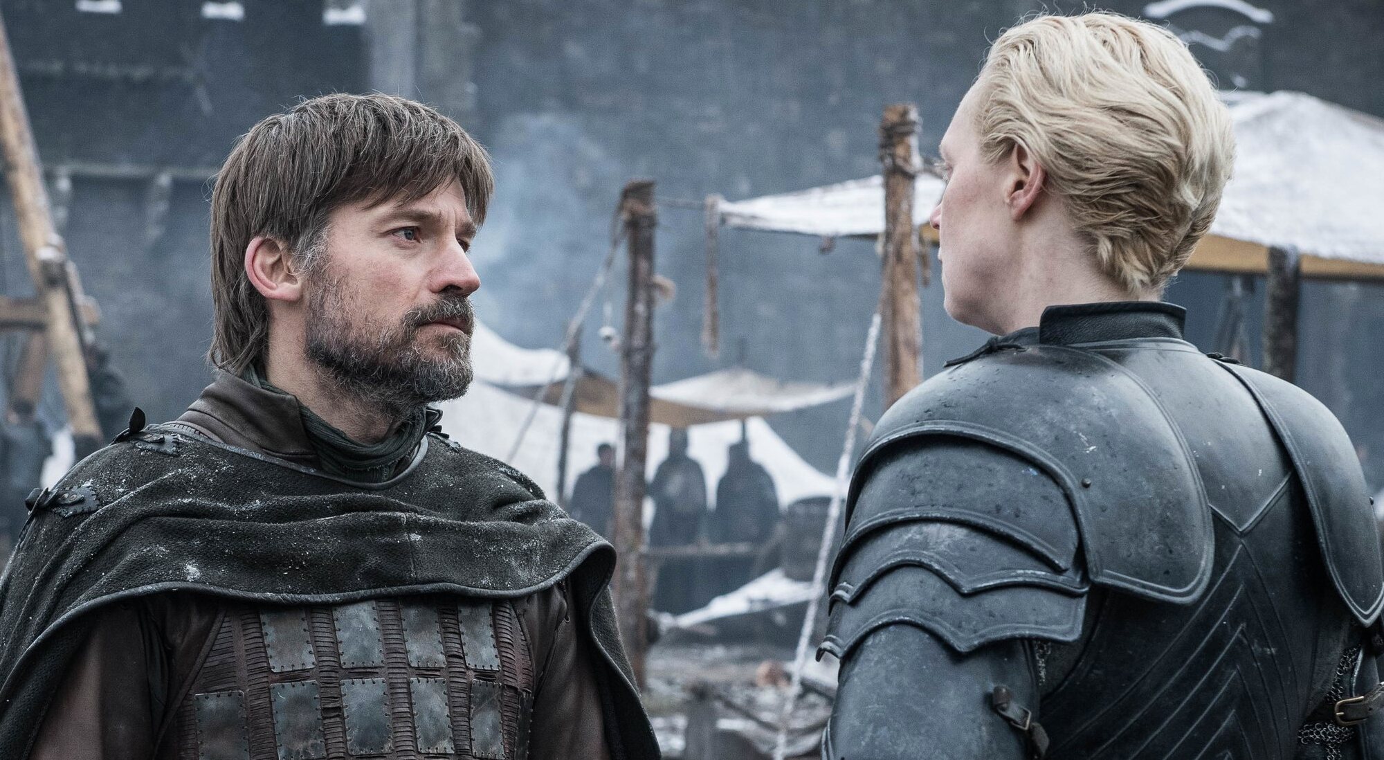 Jaime Lannister y Brienne de Tarth en 'Juego de Tronos'