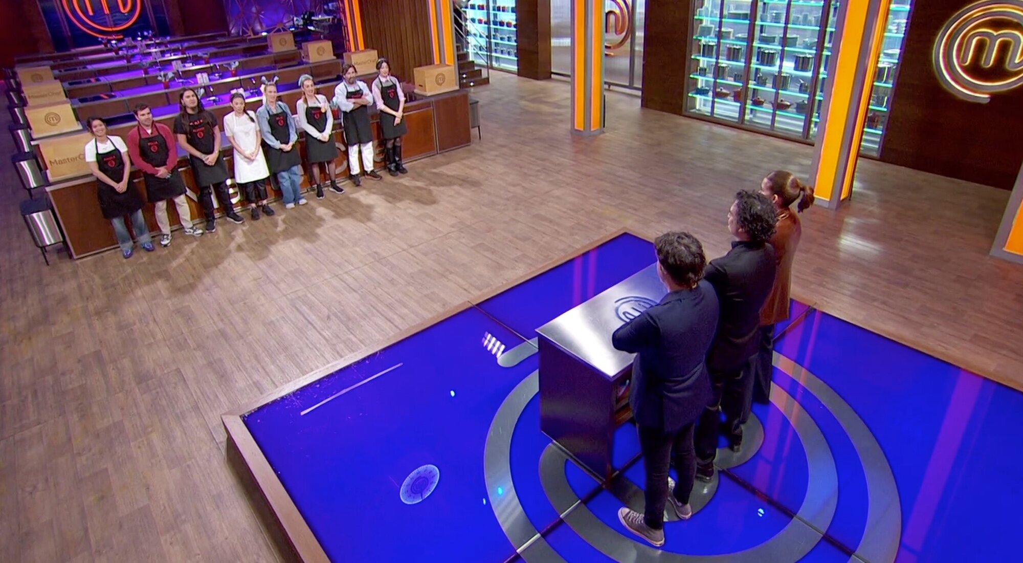 Los concursantes de 'MasterChef 12' en la prueba de eliminación