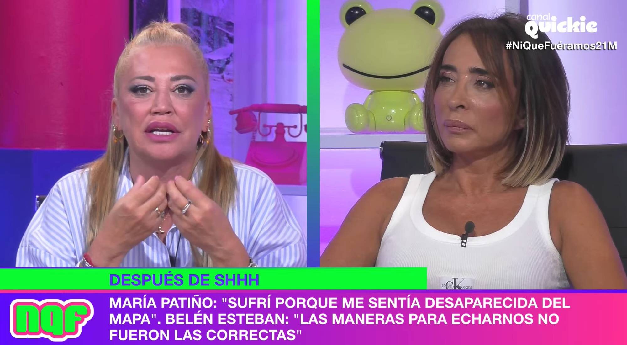 Belén Esteban recuerda cómo se encontraba María Patiño tras terminar su etapa en Mediaset España