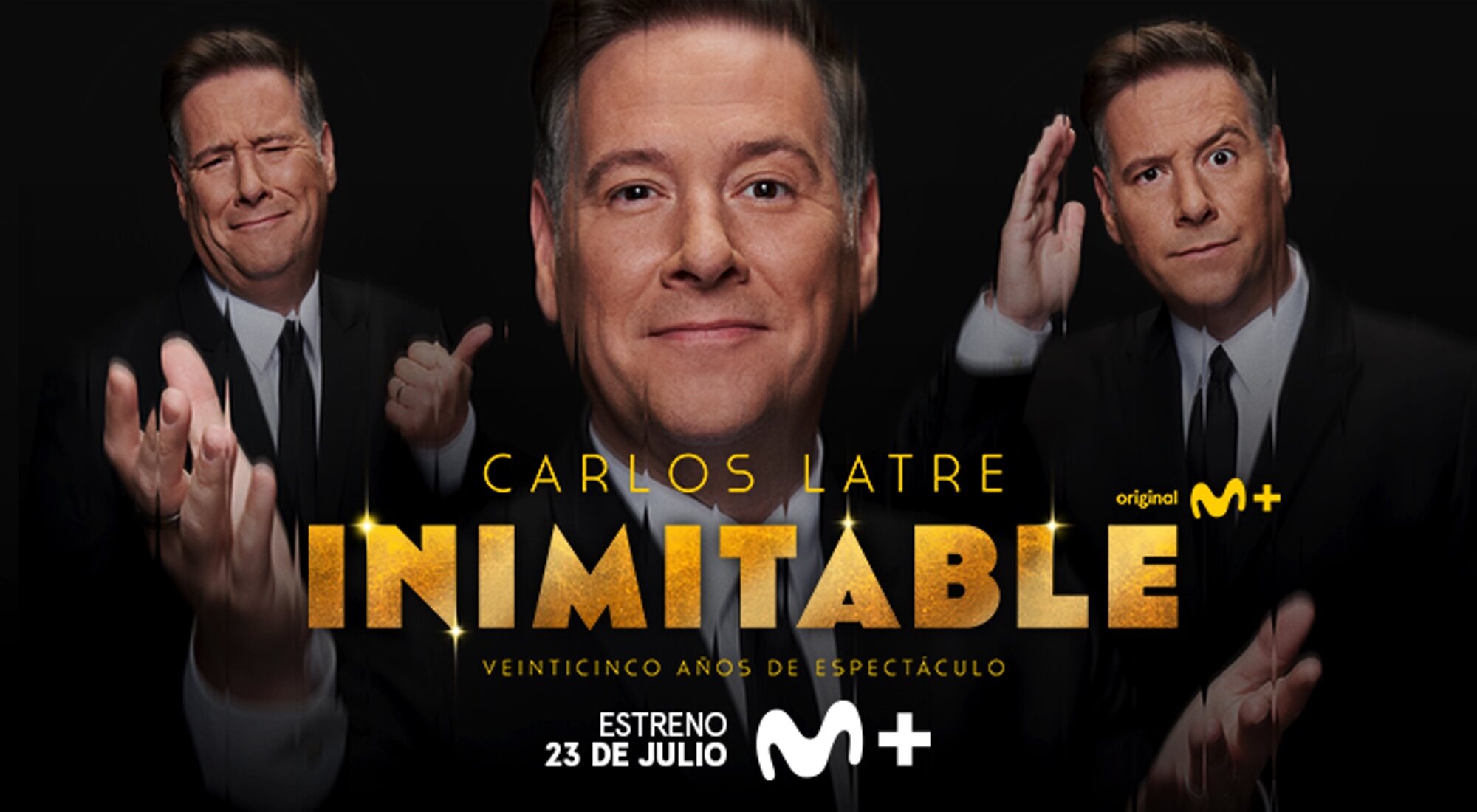 Cartel promocional de 'Carlos Latre. Inimitable'