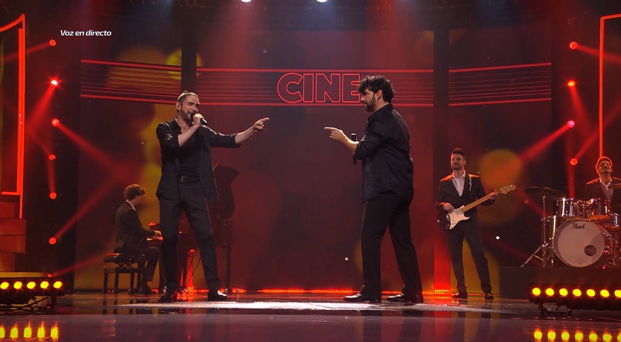 Juanra Bonet actúa junto a Fran Perea en la semifinal de 'Tu cara me suena 11'