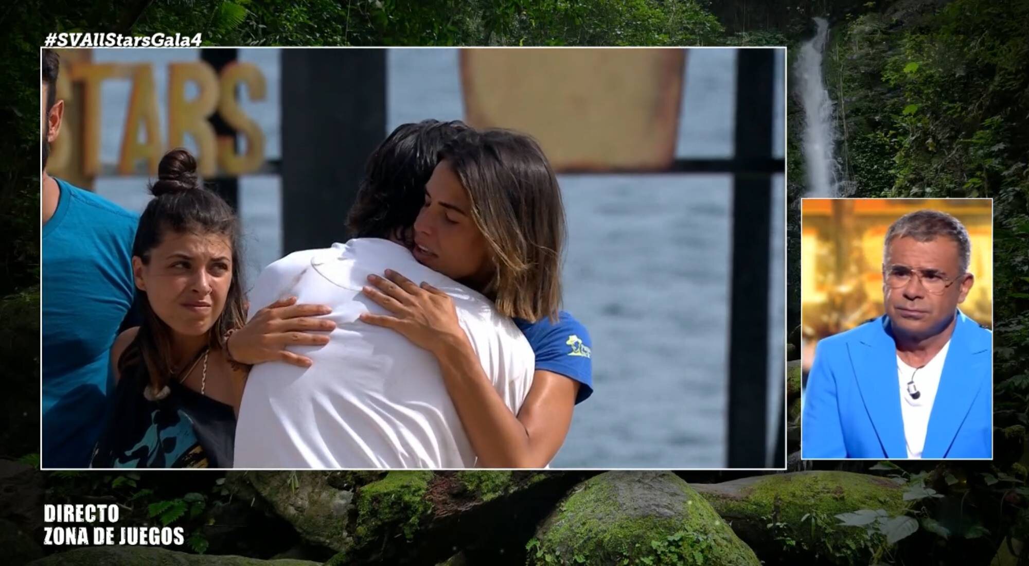Bosco Blach abraza a Sofía Suescun en 'Supervivientes All Stars'