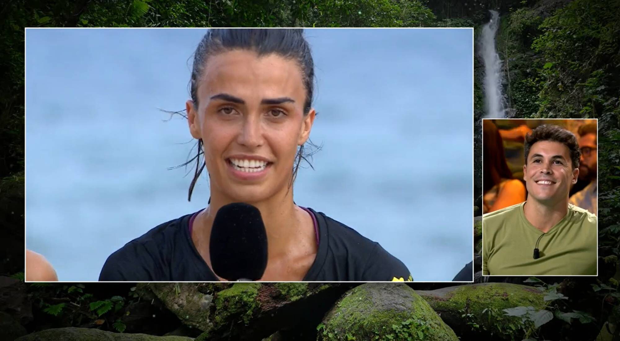 Kiko Jiménez, feliz ante las cariñosas palabras de Sofía Suescun en 'Supervivientes All Stars'