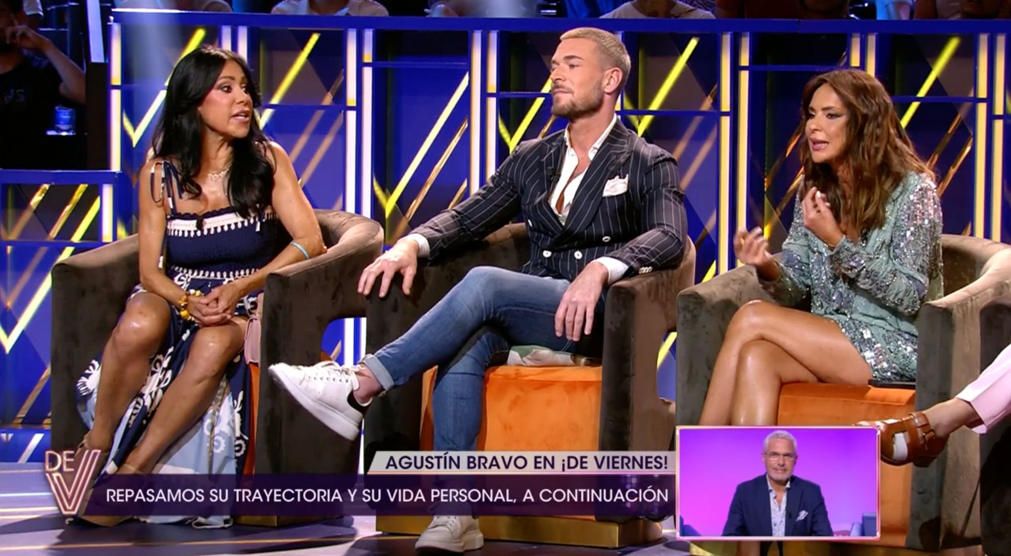 Maite Galdeano, Tony Spina y Olga Moreno en '¡De viernes!'