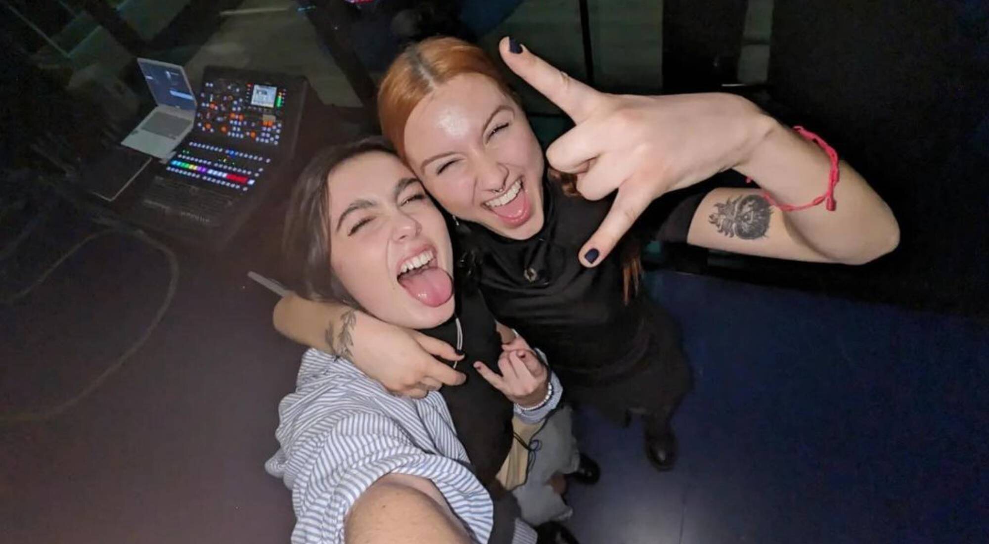 Chiara y Ruslana en la Academia de 'OT 2023'