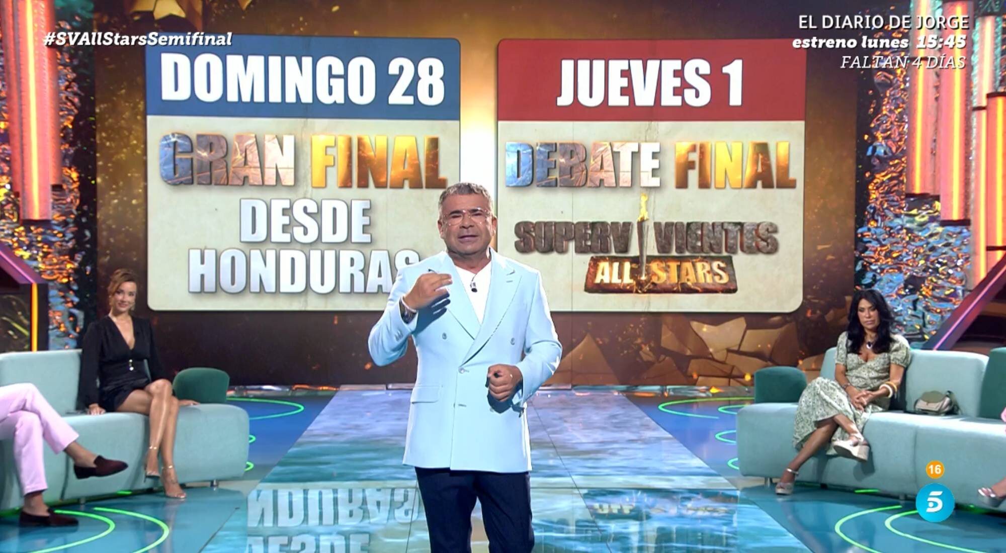 Jorge Javier anuncia la fecha del debate final de 'Supervivientes All Stars'