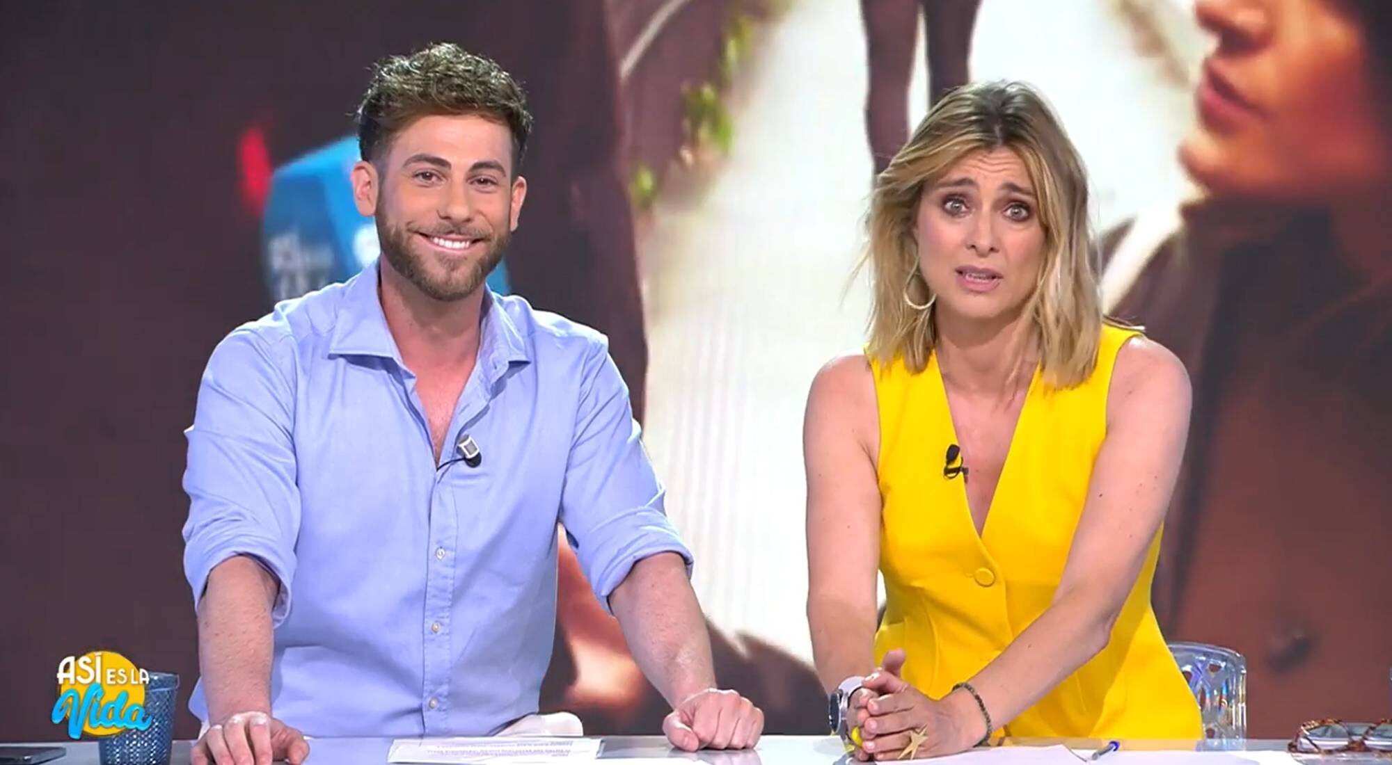 César Muñoz y Sandra Barneda desean suerte a 'El diario de Jorge' desde 'Así es la vida'