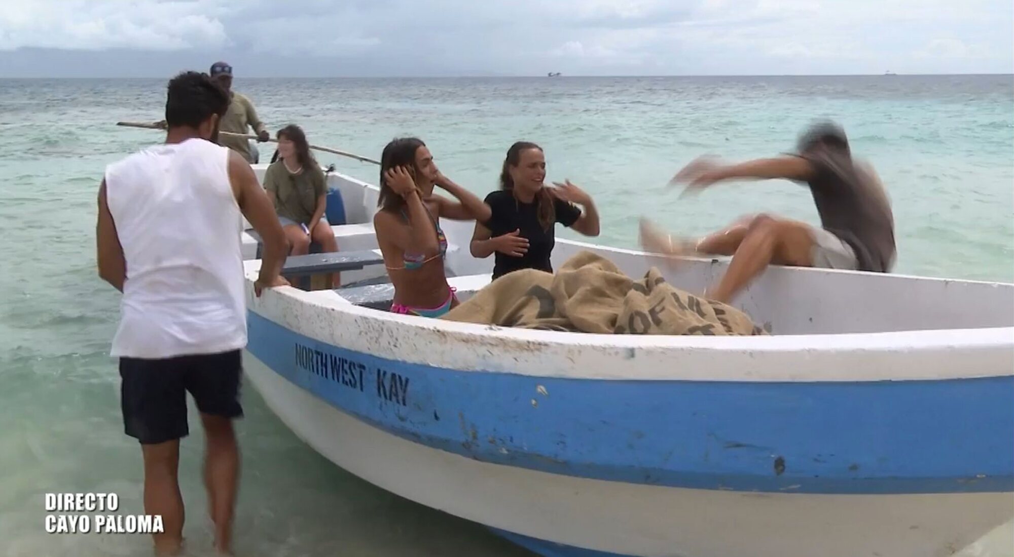 Alejandro Nieto se cae de la barca en 'Supervivientes All Stars'