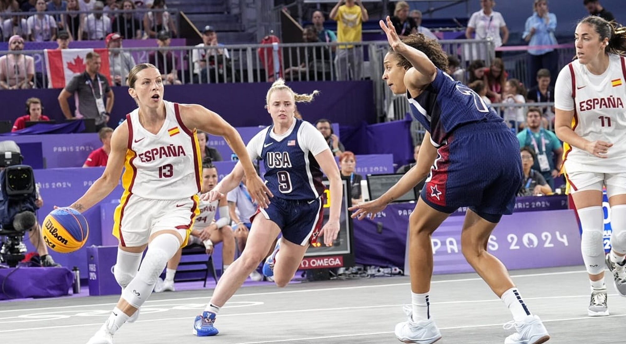 España-Estados Unidos de baloncesto 3x3