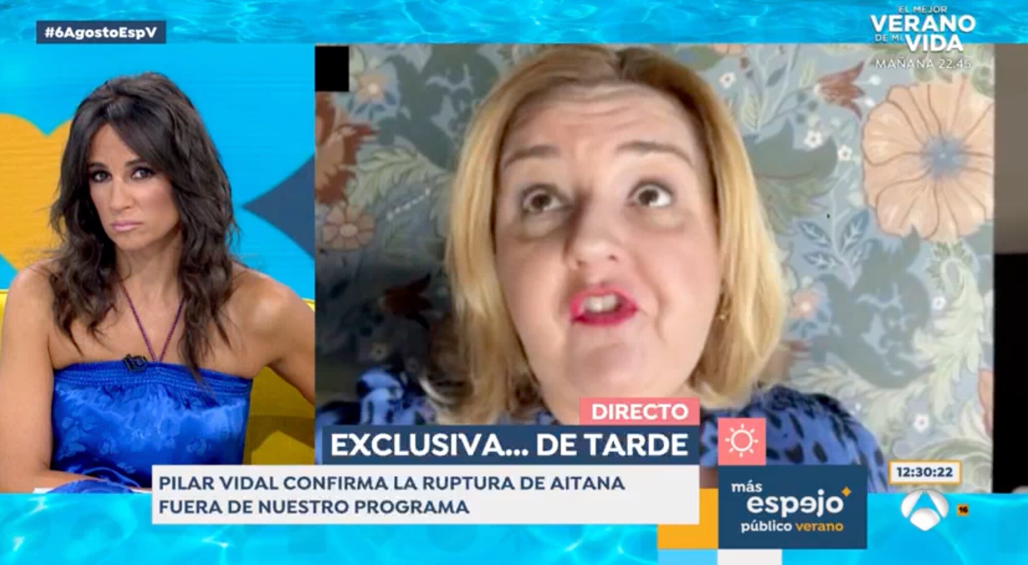 'Espejo público' conecta con Pilar Vidal para aclarar el tema de su exclusiva sobre la ruptura de Aitana y Sebastián Yatra