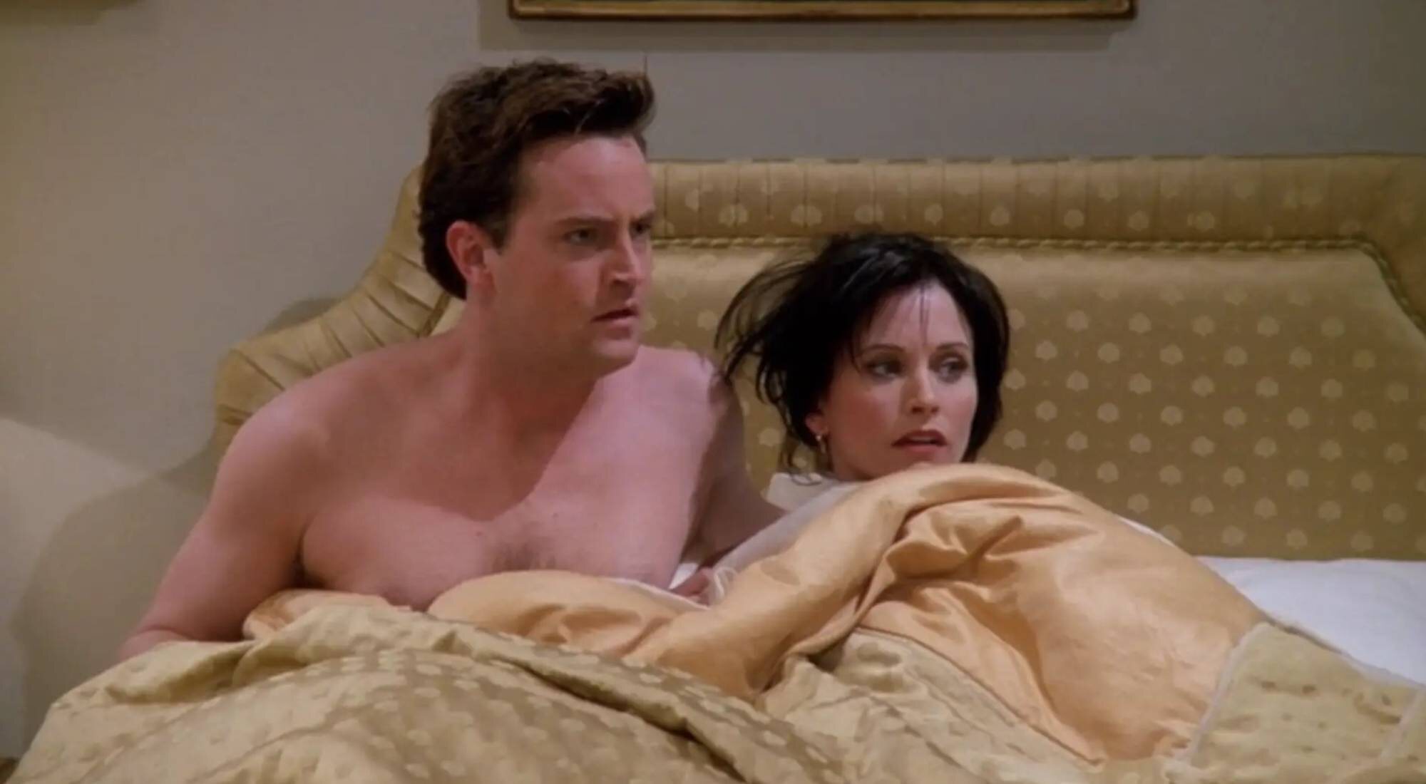 Chandler y Mónica en 'Friends'