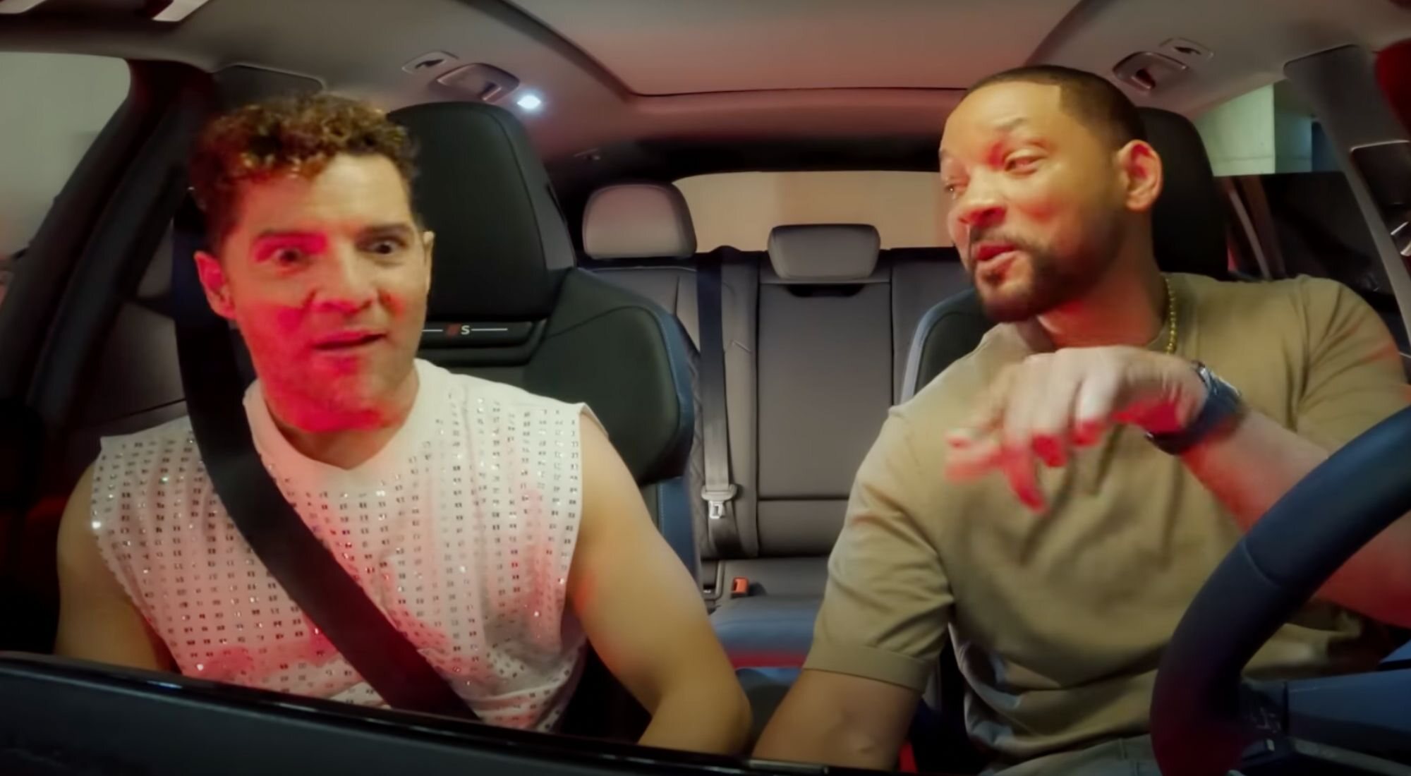 David Bisbal en el 'Car Test' de Will Smith