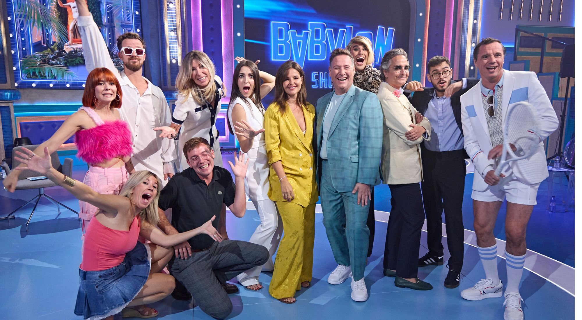 Carlos Latre y los colaboradores de 'Babylon Show'