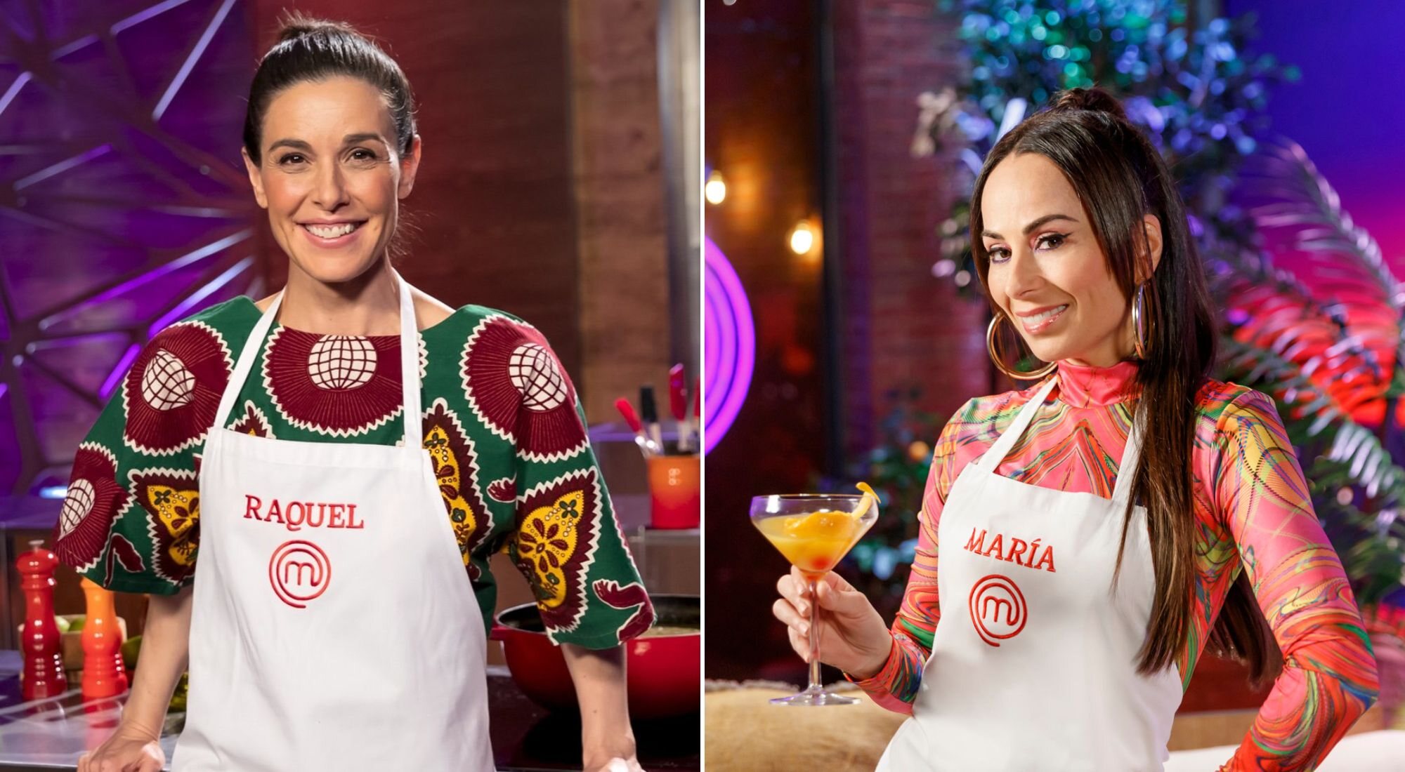 Raquel Sánchez-Silva y María Escoté, concursantes de 'MasterChef Celebrity'