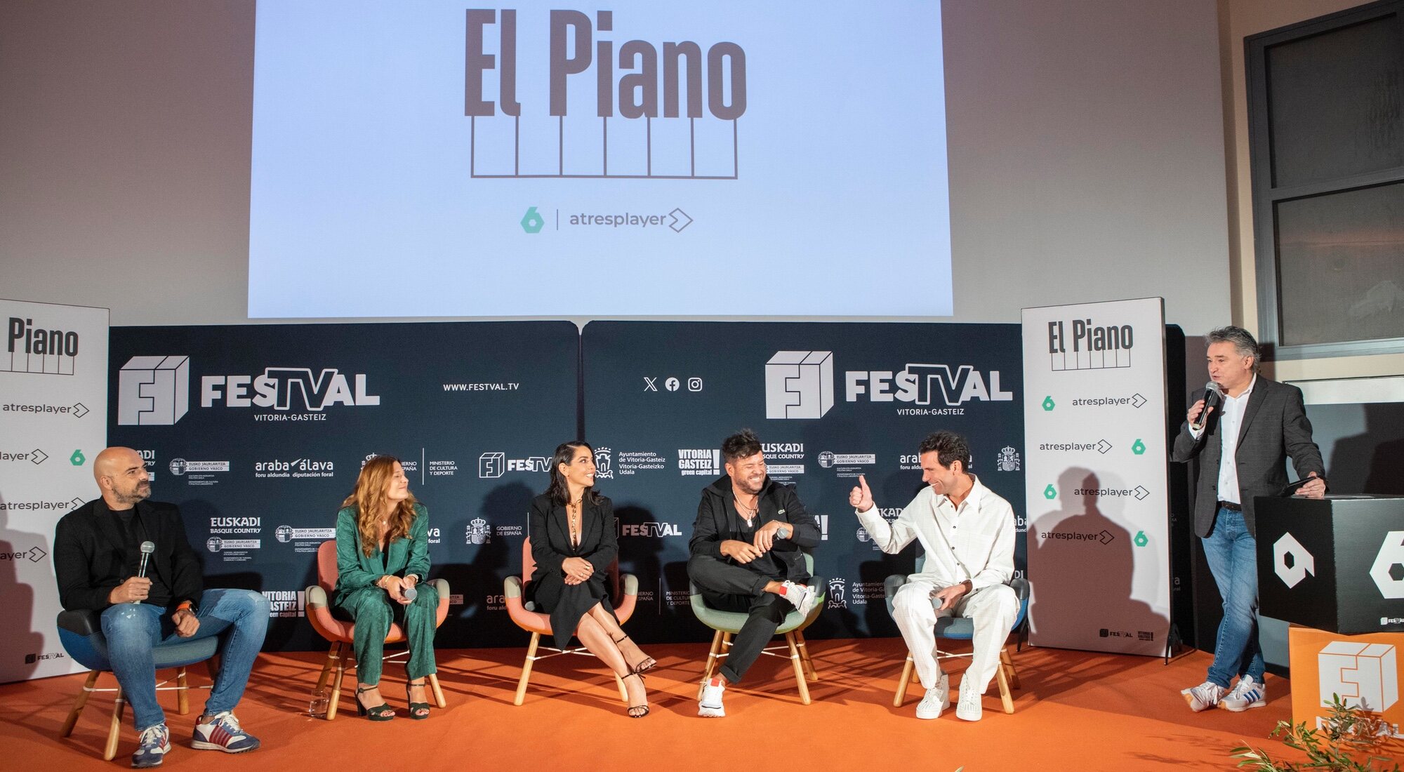 Rueda de prensa de 'El piano' en el FesTVal