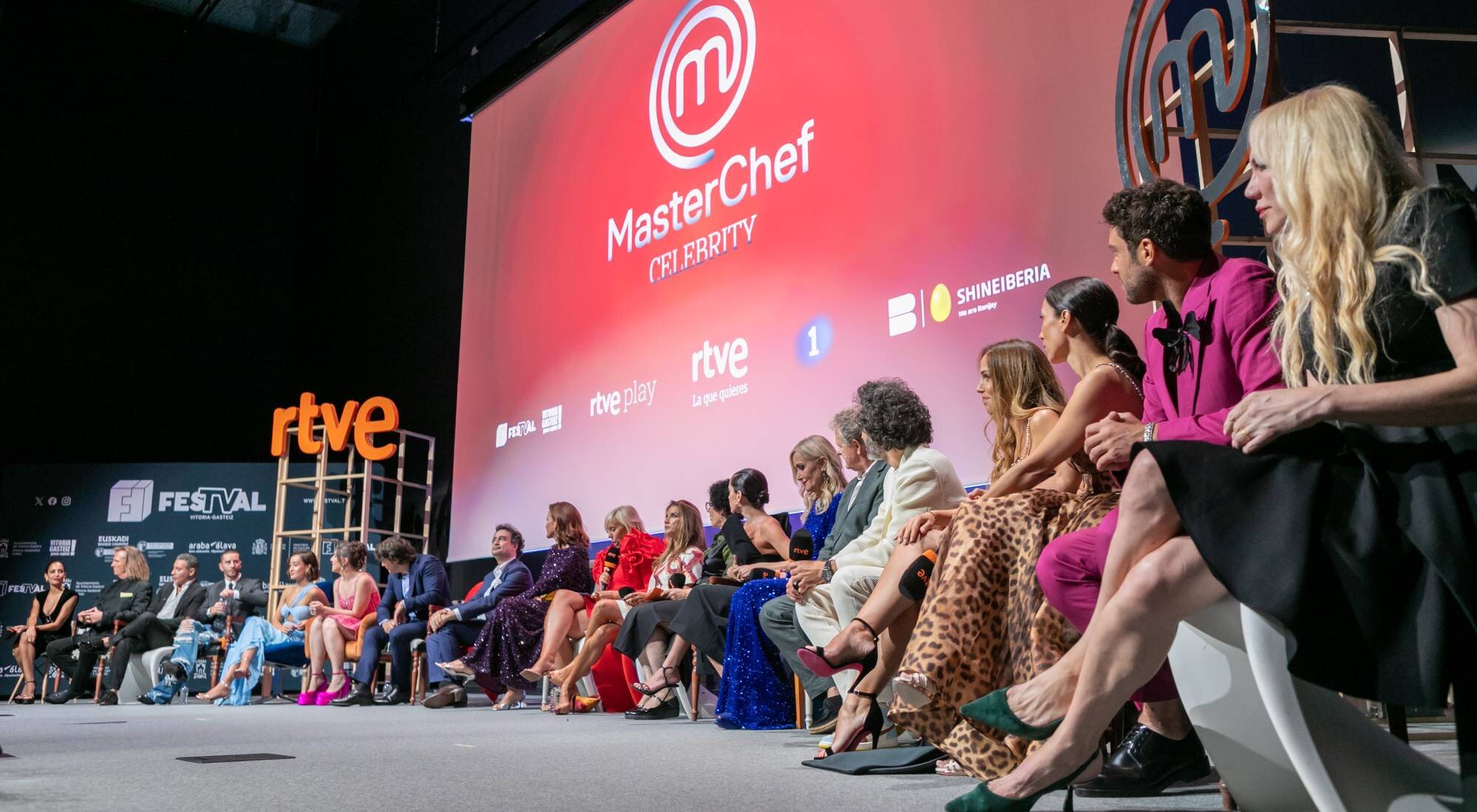 El equipo de 'MasterChef Celebrity 9' en la presentación del FesTVal