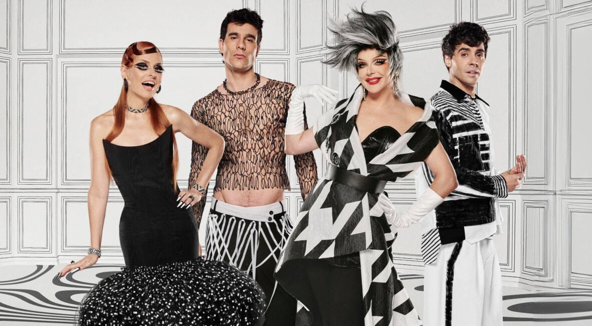 Supremme de Luxe junto al jurado de 'Drag Race España 4'