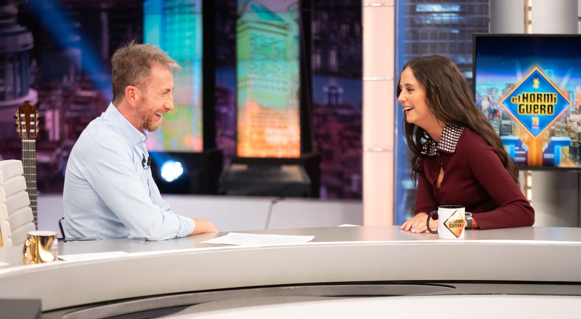 Pablo Motos y Victoria Federica en 'El hormiguero'