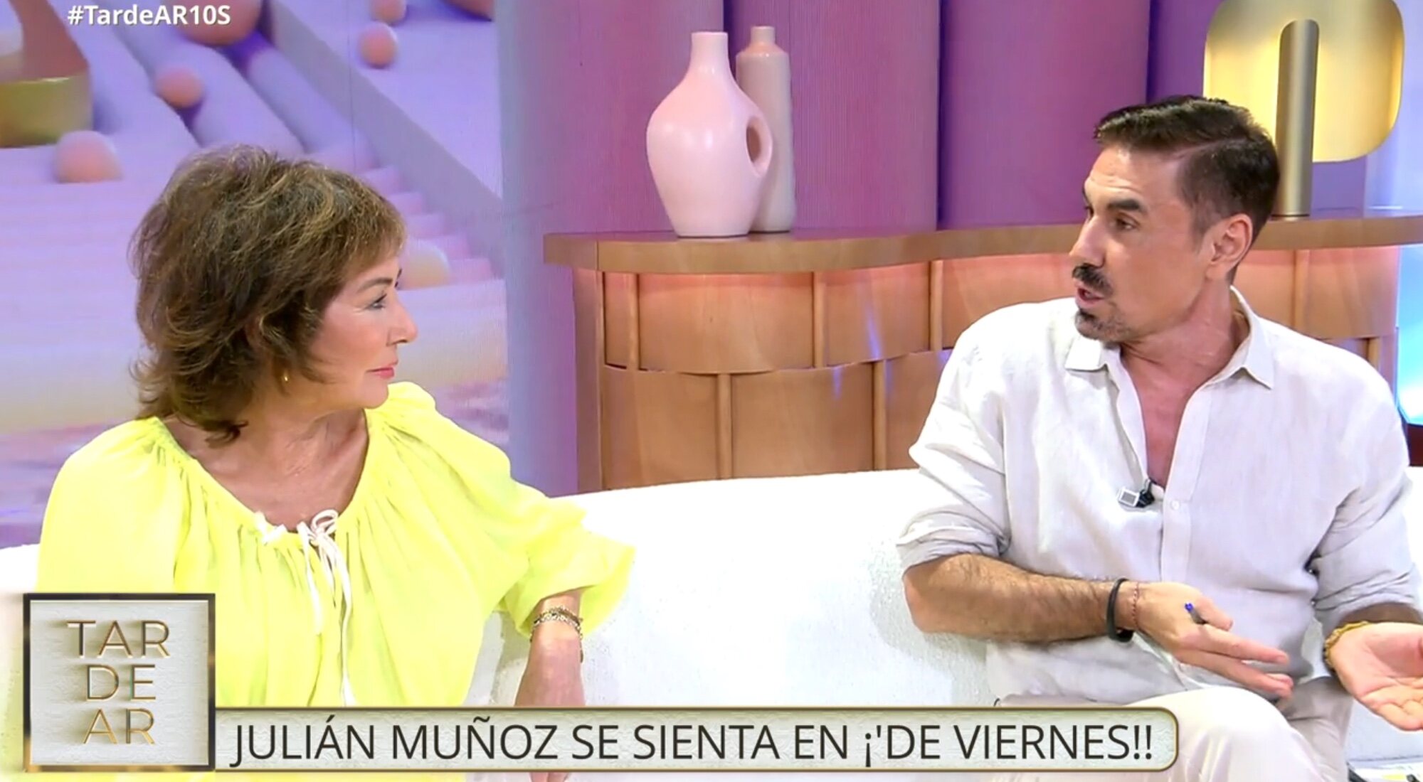 Ana Rosa Quintana y Miguel Ángel Nicolás en 'TardeAR'