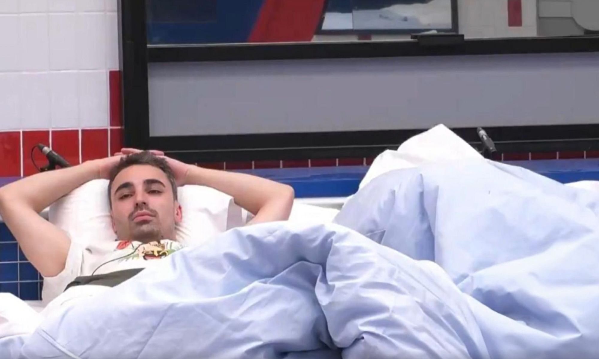 Jorge durante el edredón de 'Gran Hermano'