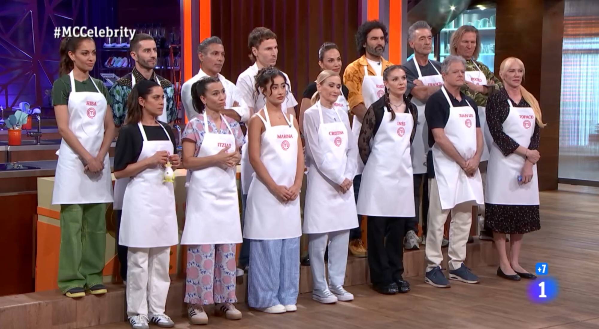 Los aspirantes de 'MasterChef Celebrity 9' en el segundo programa