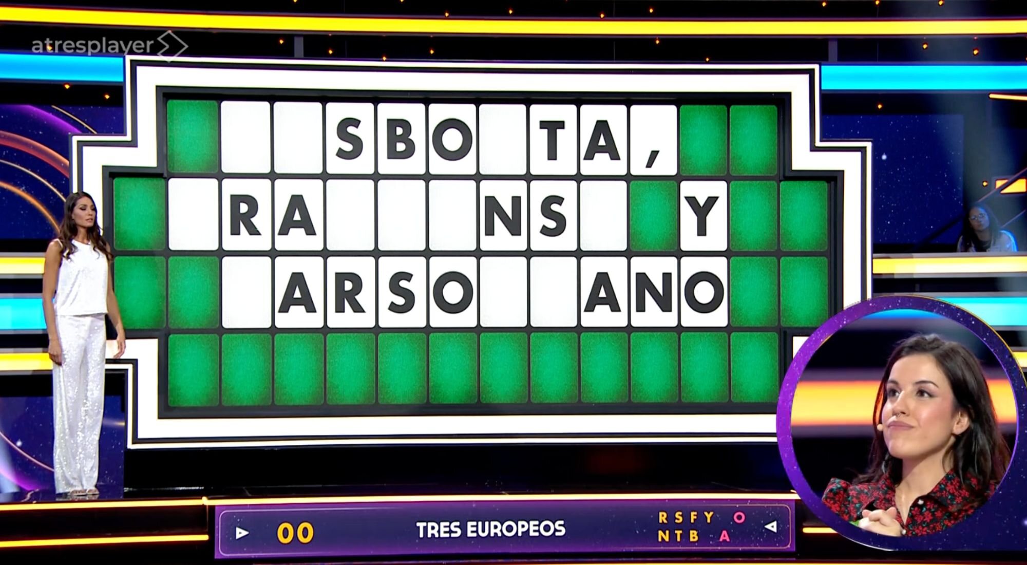 Panel final de Popy en 'La ruleta de la suerte'