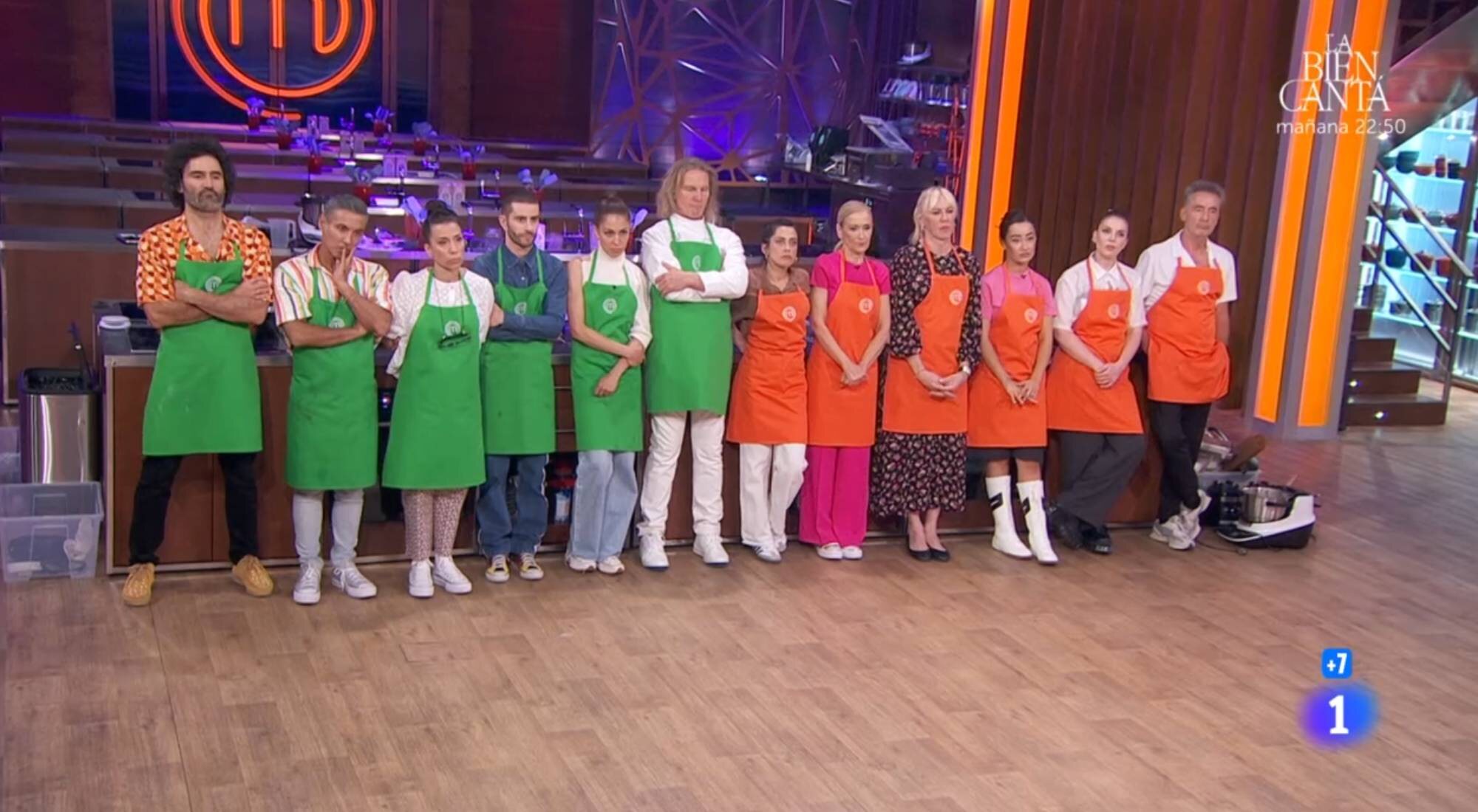 Los aspirantes de 'MasterChef Celebrity 9' en el quinto programa