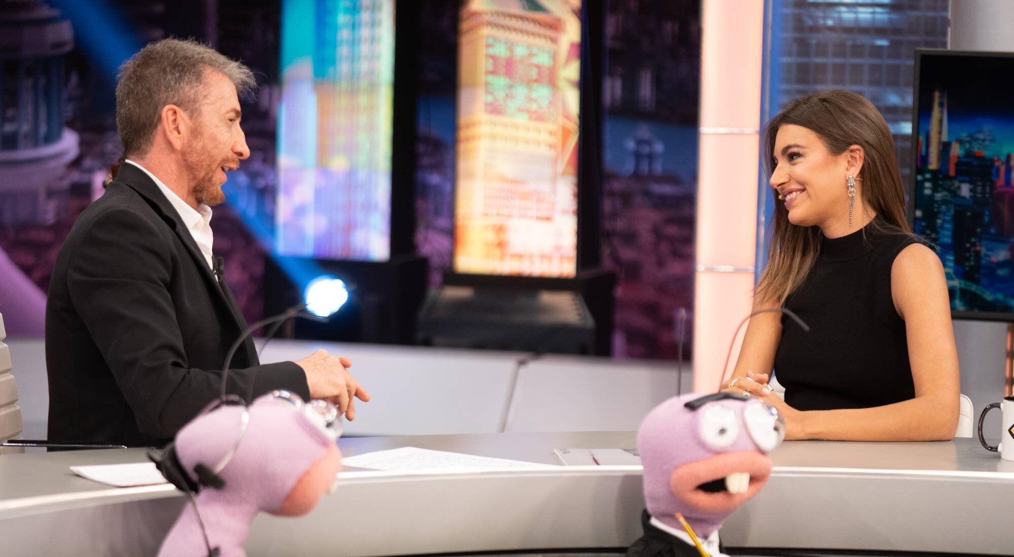 Pablo Motos y Ana Guerra en 'El hormiguero'