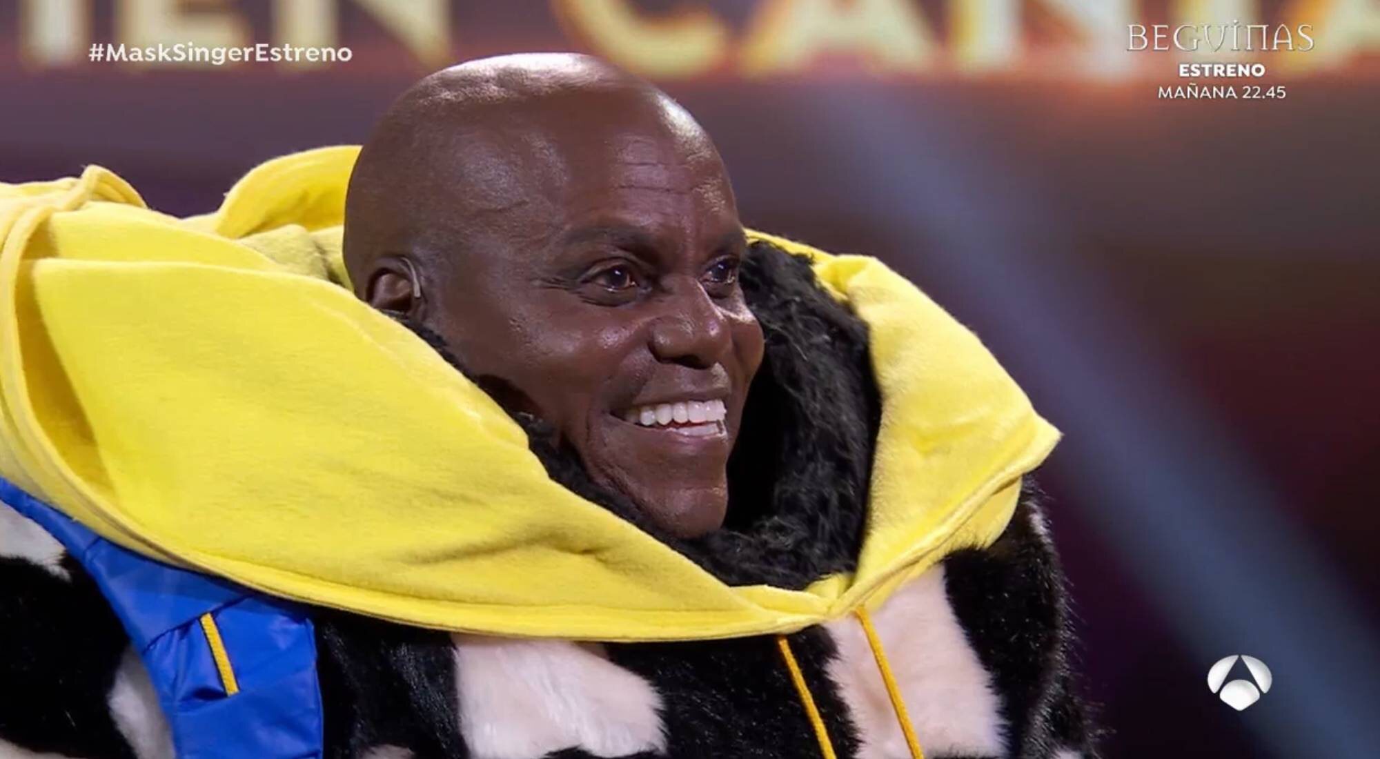 Carl Lewis se descubre bajo la máscara de Panda en el primer programa de 'Mask Singer 4'