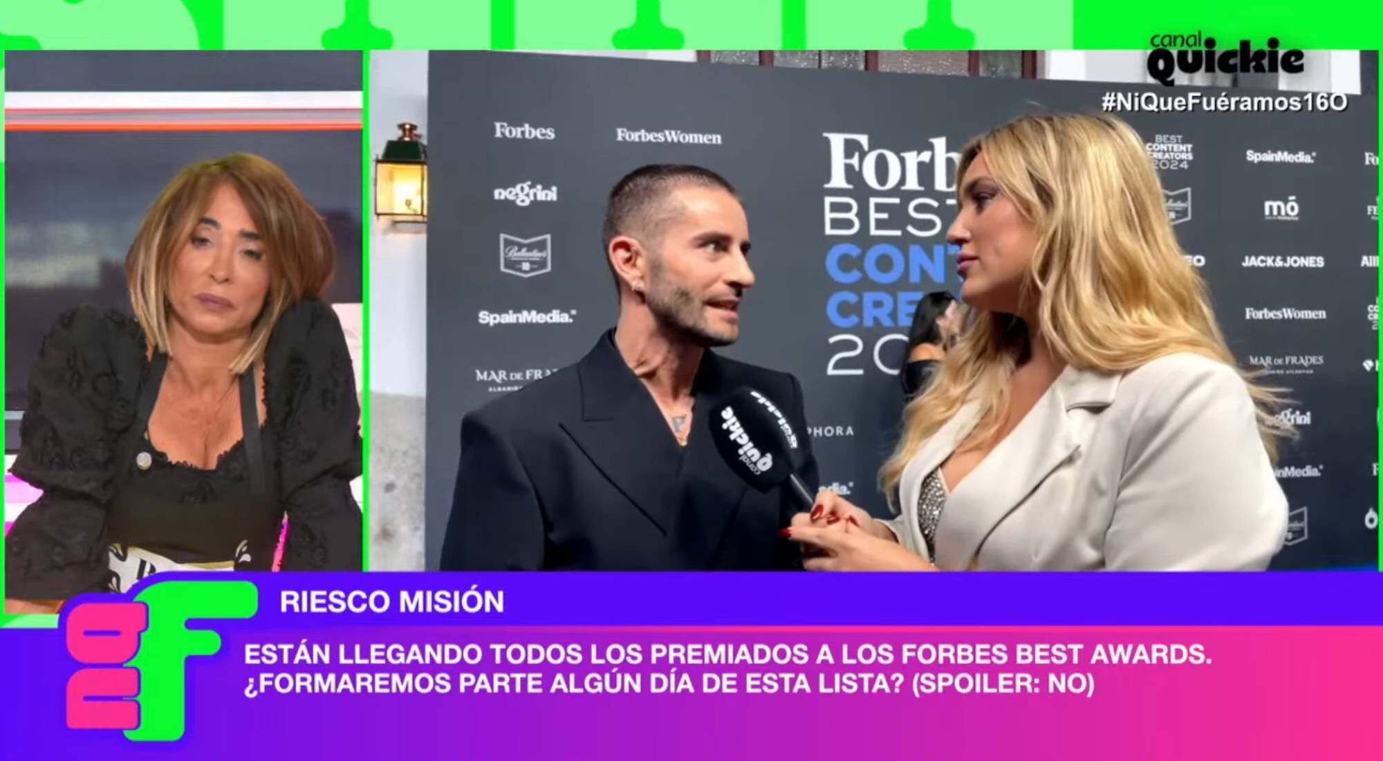 Marta Riesco pregunta a Pelayo Díaz sobre sus planes de ser padre en 'Ni que fuéramos shhh'