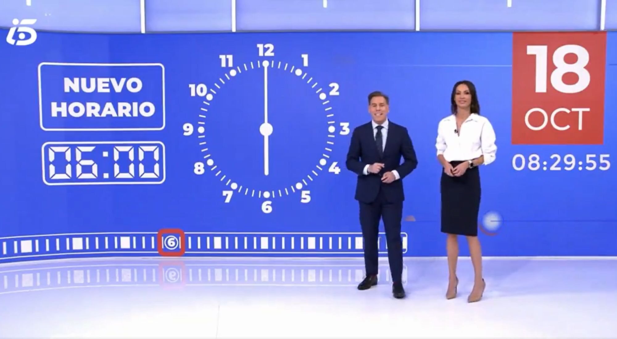 Cambio de hora en 'El Matinal'