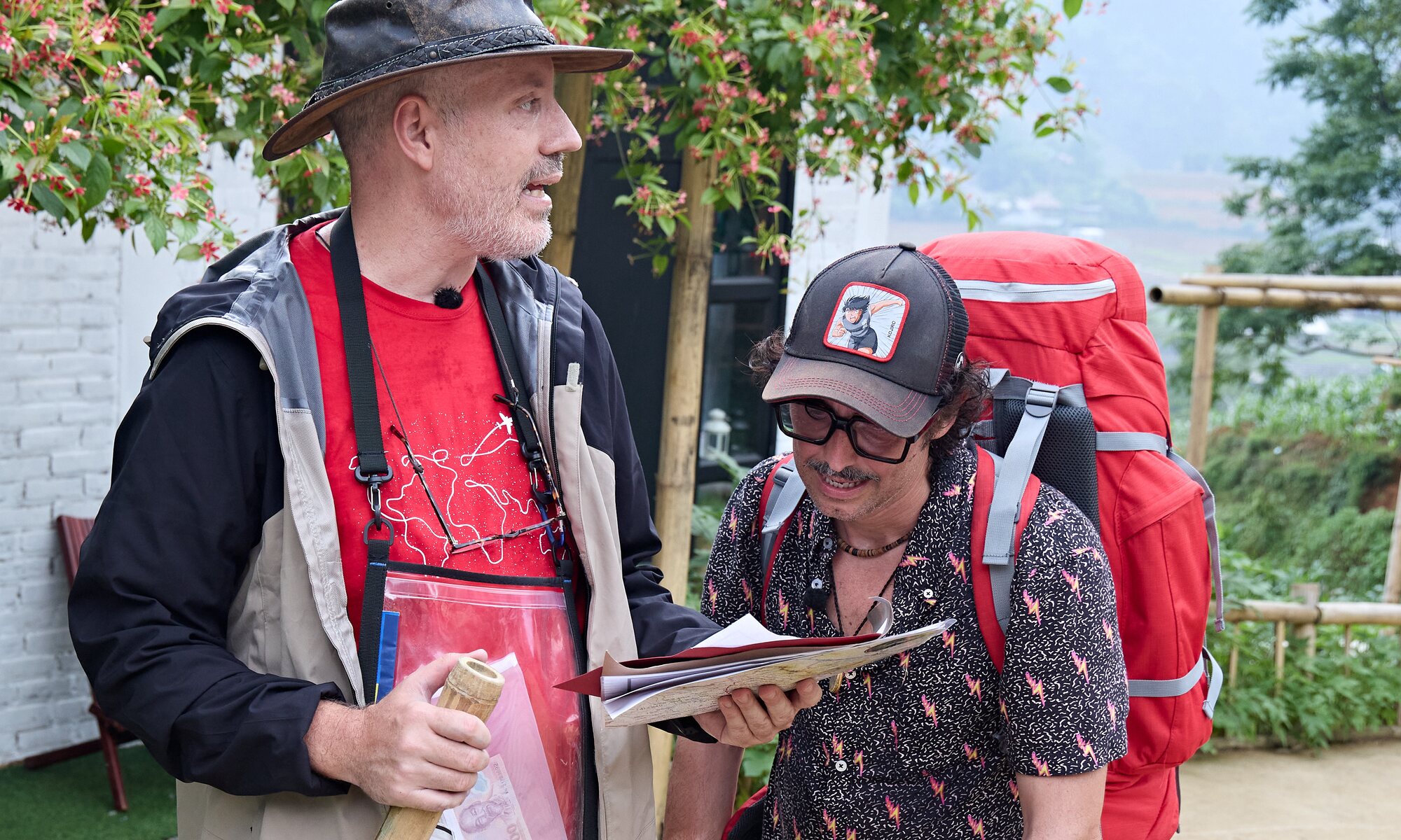 David Pulido y Canco Rodríguez, en 'Pekín Express'