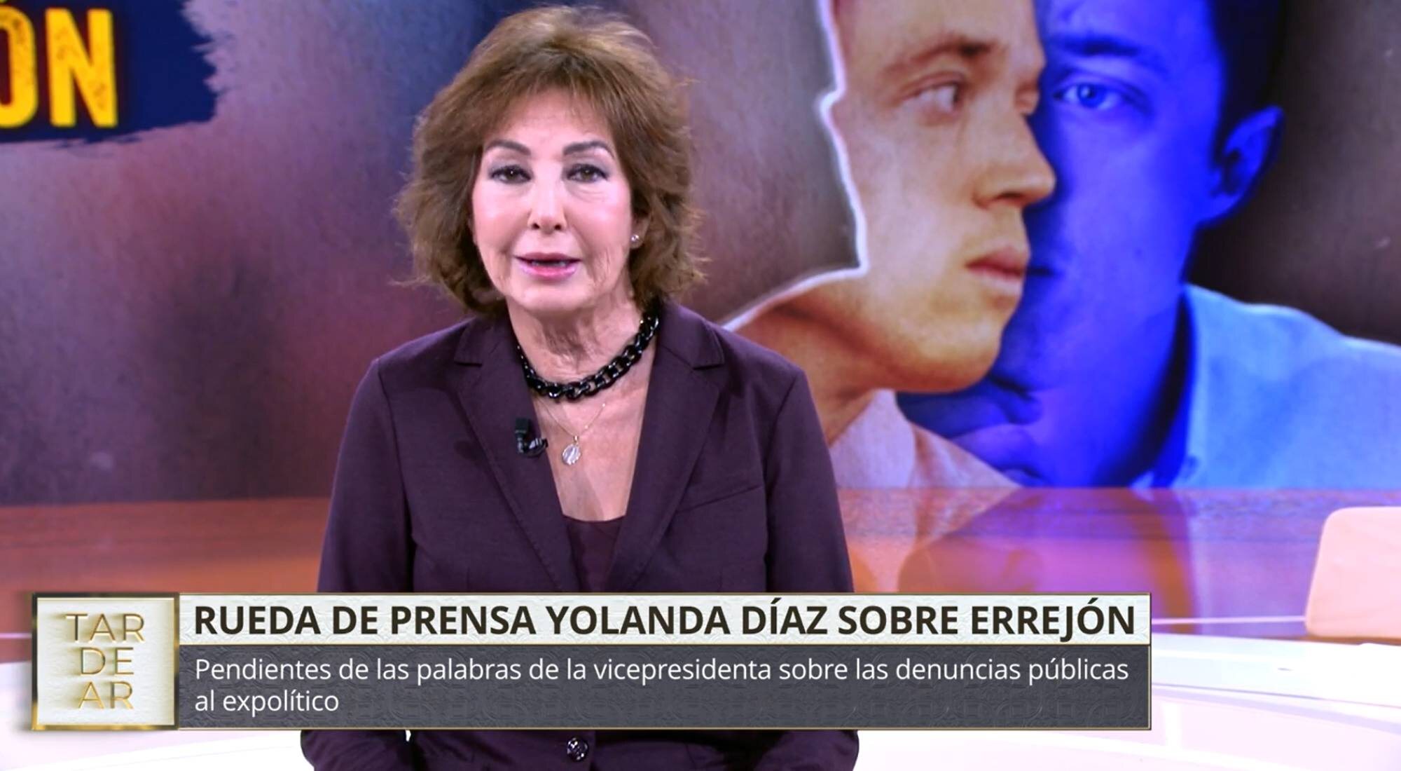 Ana Rosa Quintana en su editorial sobre las denuncias contra Errejón en 'TardeAR'