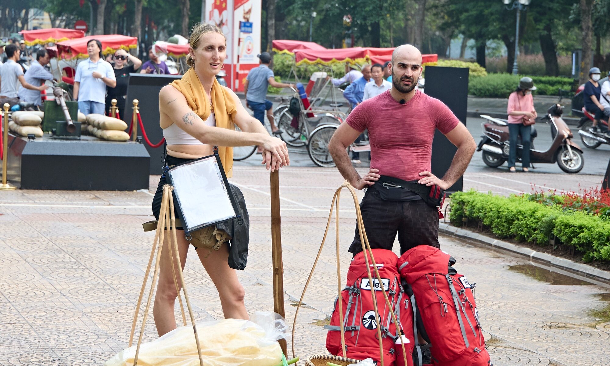 Álex de la Croix y Guillermo Camas, en 'Pekín Express'