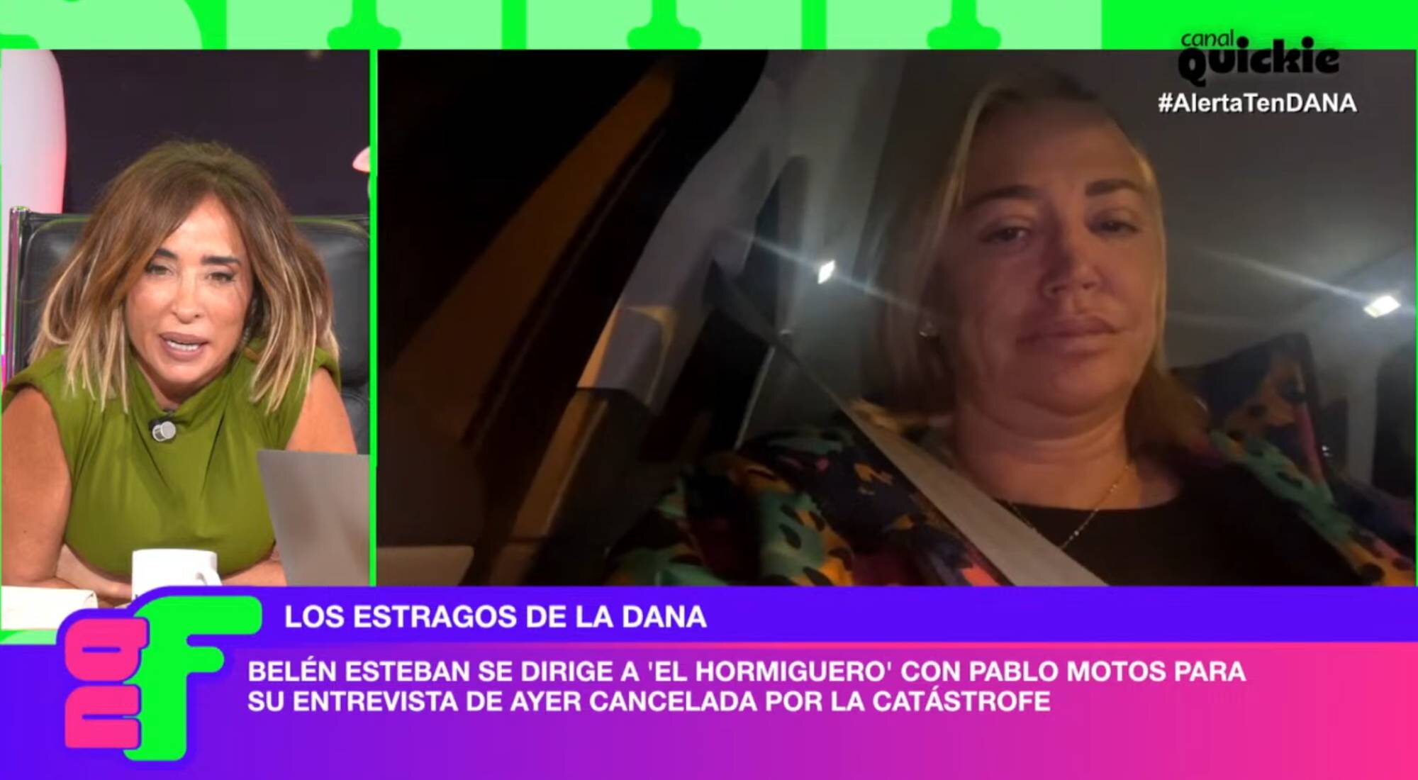 María Patiño charla con Belén Esteban en 'Ni que fuéramos Shhh'