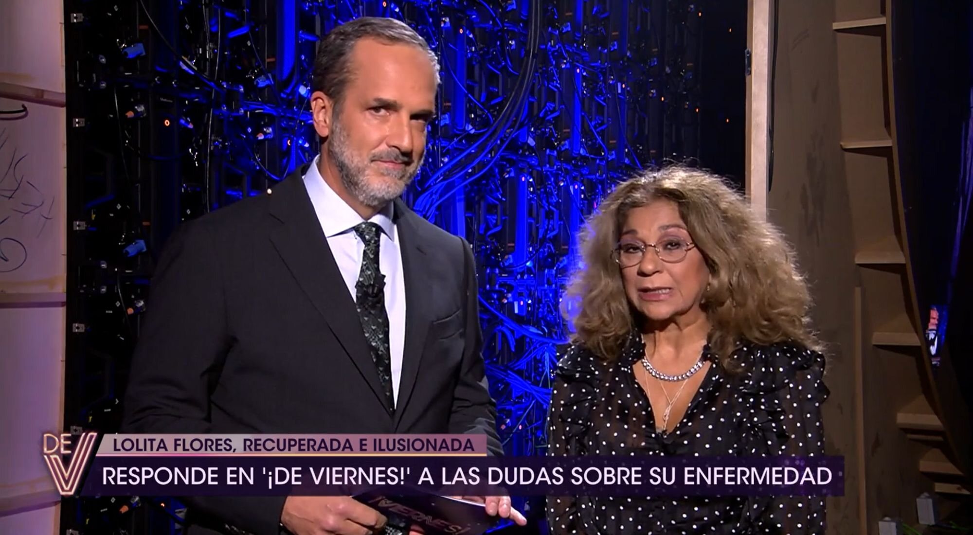 Lolita y Santi Acosta en '¡De viernes!'