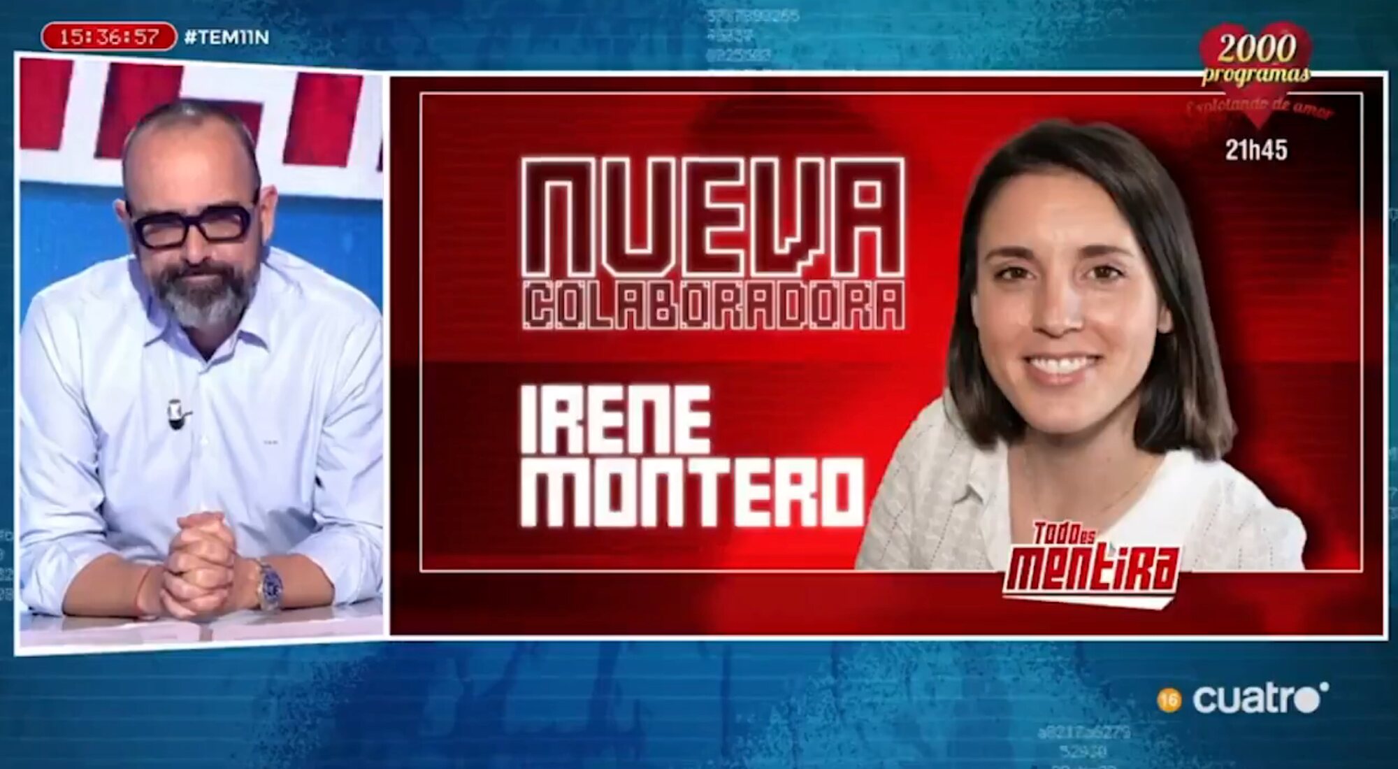 Risto Mejide anuncia el fichaje de Irene Montero a 'Todo es mentira'