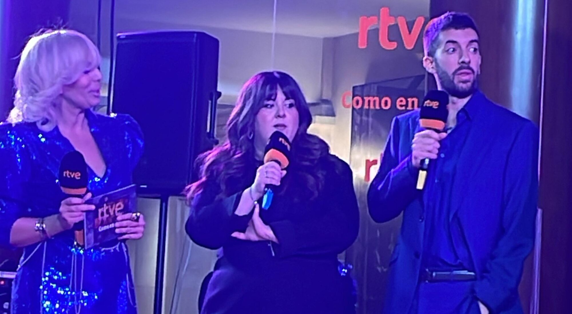 Lala Chus y David Broncano en la presentación de la Navidad de RTVE