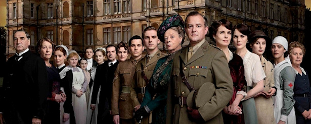 Cartel promocional de la segunda temporada de 'Downton Abbey'