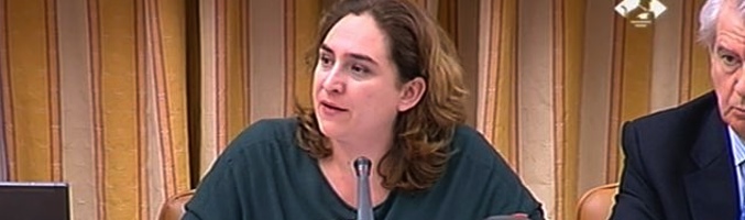 Ada Colau, portavoz de la Plataforma de Afectados por la Hipoteca