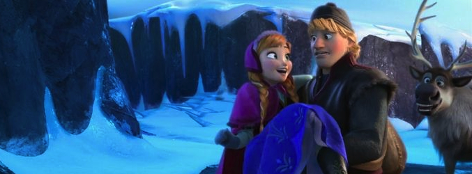 Anna y Kristoff en "Frozen"