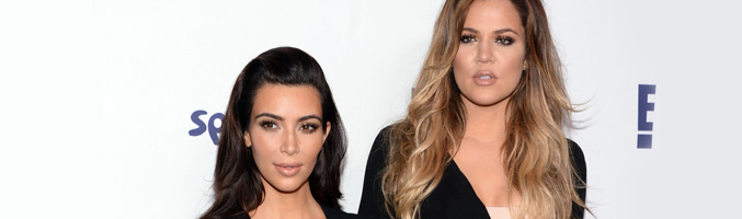 Kim Kardashian y Khloe Kardashian en los Upfronts de la NBC Universal 2014